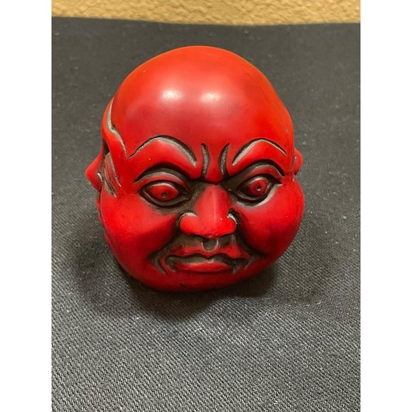 Vintage Buddha Four Face Resin Positive Energy Ornament Sculpture - Picture 5 of 8